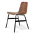 Lecture Chair Chairs Gus Modern Walnut & Black 