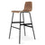 Lecture Stool stool Gus Modern Bar Stool Walnut & Black 