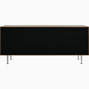 Nelson Thin Edge Double Dresser storage herman miller Silver Aluminum Alloy Pulls White Ash - Unfinished Matte Black Back +$305.15 