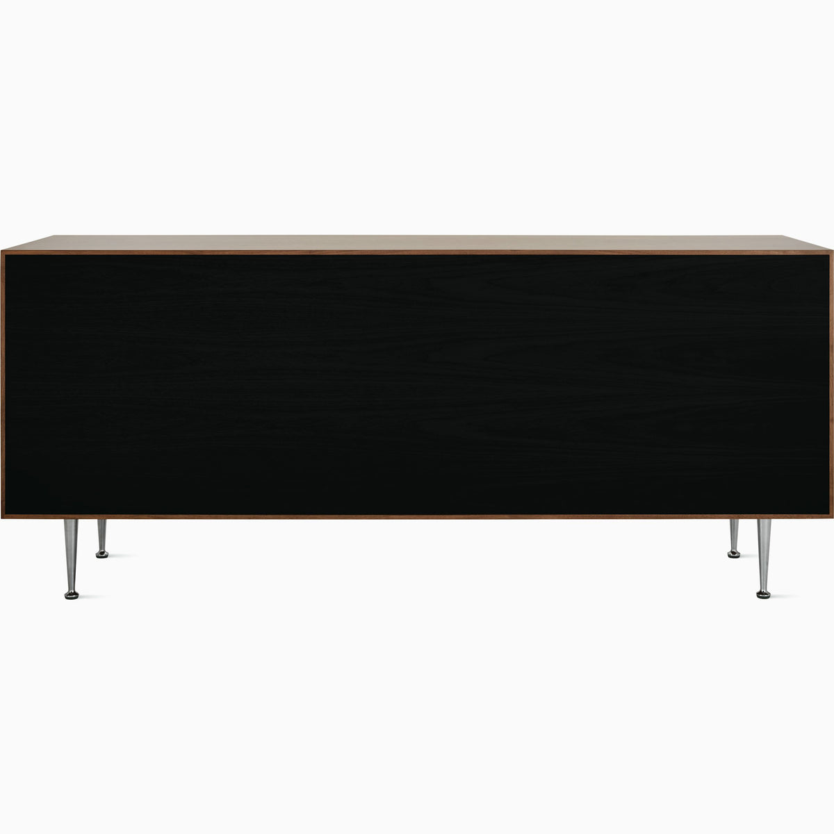 Nelson Thin Edge Double Dresser storage herman miller Silver Aluminum Alloy Pulls White Ash - Unfinished Matte Black Back +$305.15 