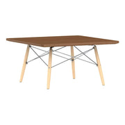 Eames Square Dowel Leg Coffee Table Coffee Tables herman miller Walnut Natural Maple Chrome +$15.00