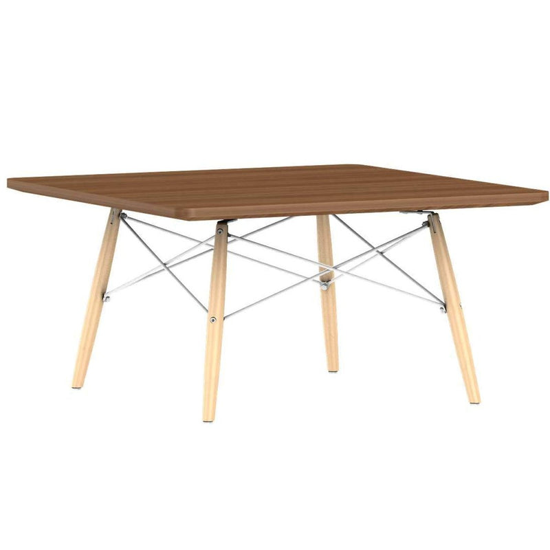 Eames Square Dowel Leg Coffee Table Coffee Tables herman miller Walnut Natural Maple White