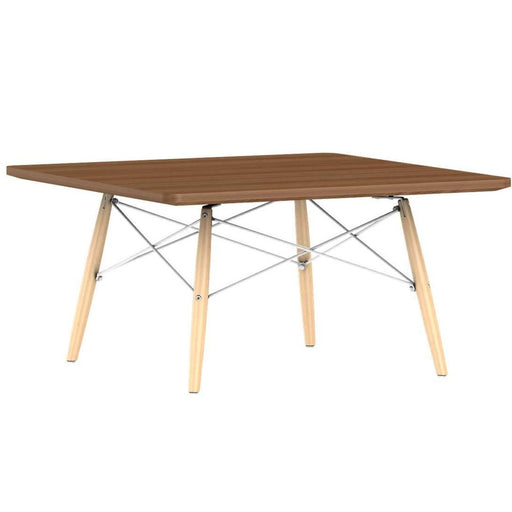 Eames Square Dowel Leg Coffee Table Coffee Tables herman miller Walnut Natural Maple White
