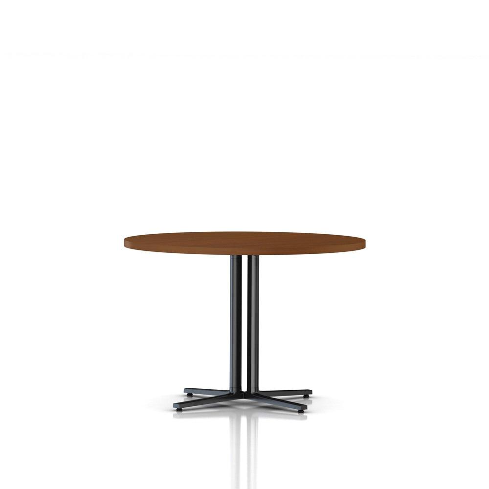 Everywhere Round Table Dining Tables herman miller 42-inch Diameter - Add $51.00 Light Brown Walnut Black Umber