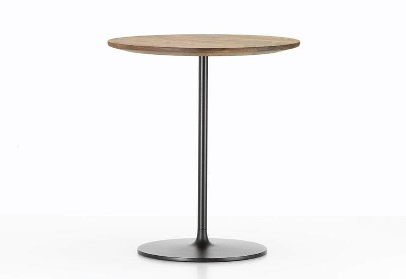 Occasional Low Table side/end table Vitra height 21.6 walnut solid wood, oiled 
