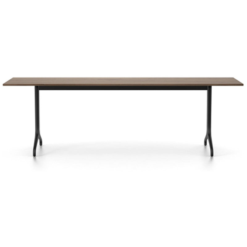 Belleville Rectangular Table Dining Tables Vitra 94.5" L x 31.5" - solid walnut top oiled 