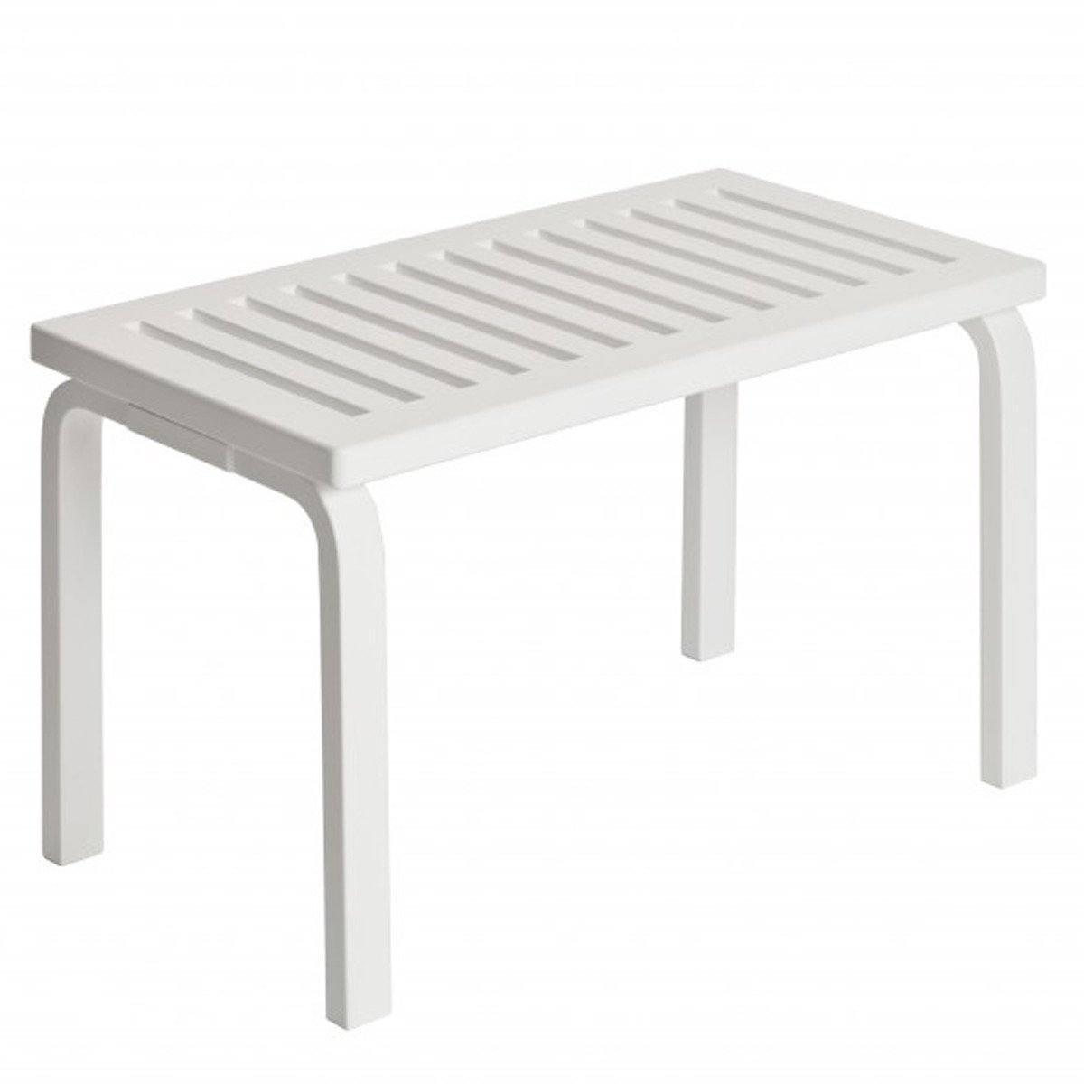 Bench 153A Benches Artek 153B: 28.5&quot; L - Lacquered White