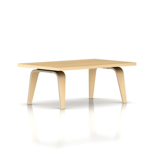 Eames Rectangular Coffee Table / Veneer Top with Veneer Edge Coffee Tables herman miller 36-inches Wide White Ash Top 