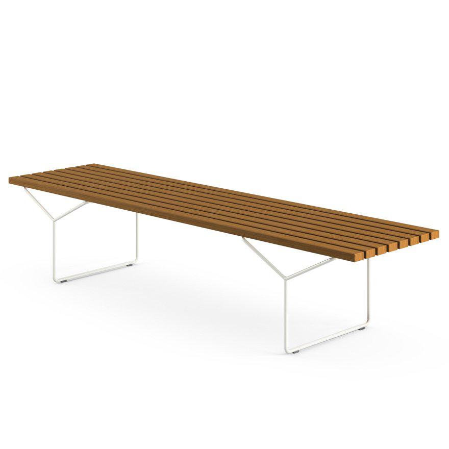 Bertoia Outdoor Bench Benches Knoll White 