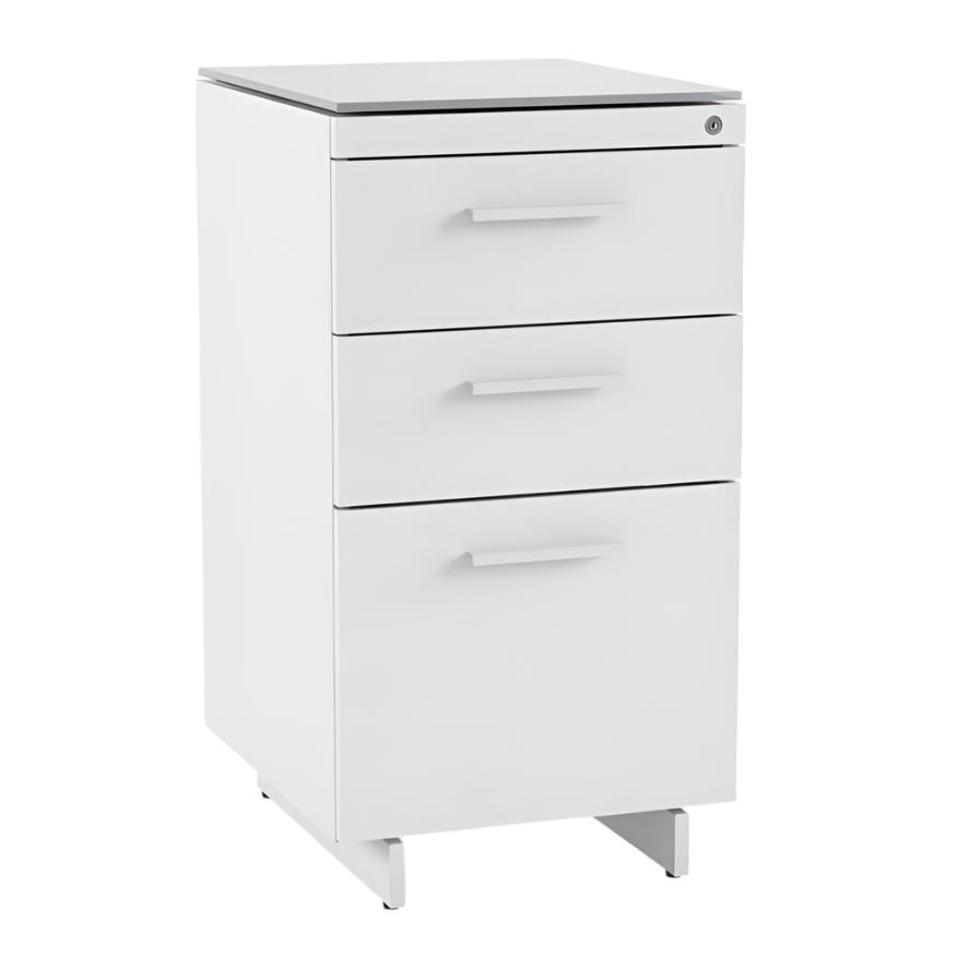 Centro 3 Drawer File Cabinet 6414 storage BDI 