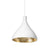 Swell Medium Pendant hanging lamps Pablo White/Brass 