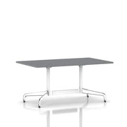 Eames Rectangular Table Dining Tables herman miller White Cool Grey Neutral Laminate 