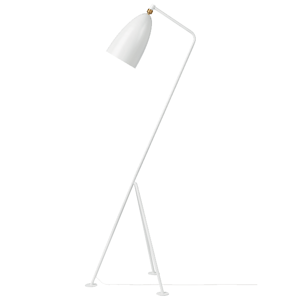 Grossman Grasshopper Floor Lamp Floor Lamps Gubi Matte White 