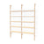 Branch-2 Shelving Unit Shelves Gus Modern Blonde Uprights / White Brackets / Blonde Ash Shelves 