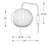 Nelson Ball Wall Sconce wall / ceiling lamps herman miller 