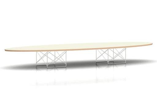 Eames Elliptical Table Coffee Tables herman miller White Top White Base 
