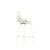 Eames Molded Plastic Counter Stool bar seating herman miller White Base Frame Finish White Standard Glide