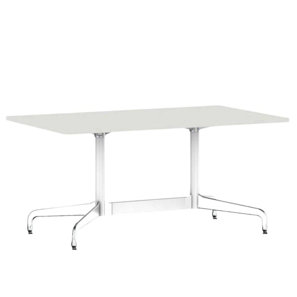 Eames Rectangular Table Dining Tables herman miller White White Laminate 