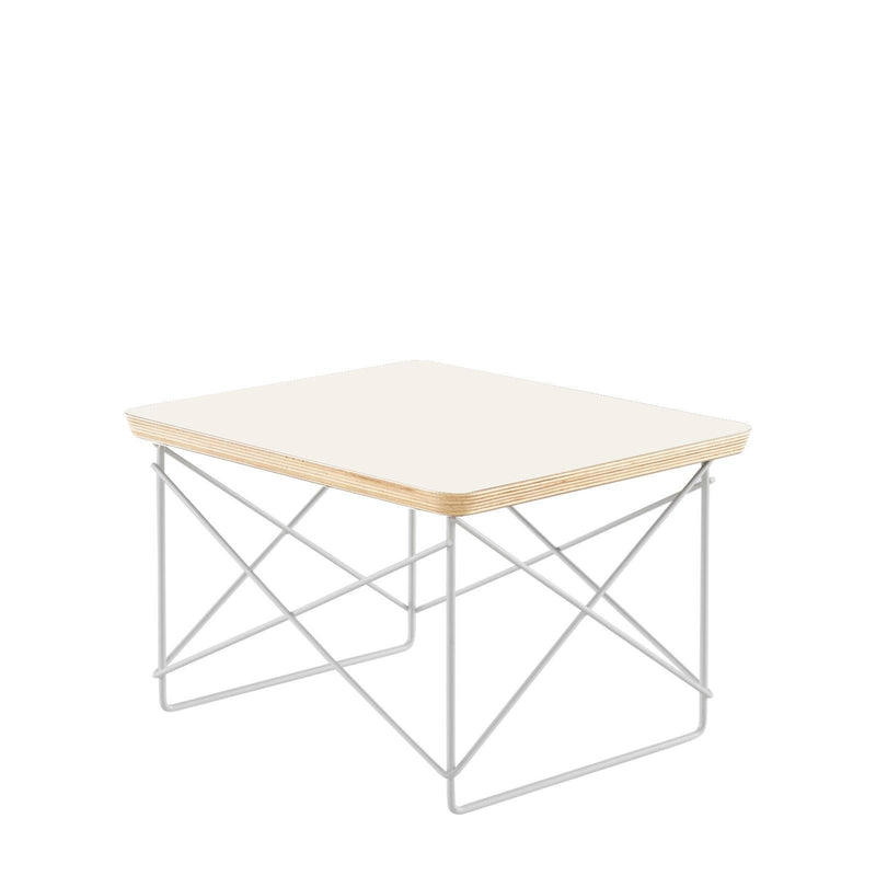 Eames Wire Base Low Table side/end table herman miller Studio White White 