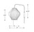 Nelson Pear Wall Sconce wall / ceiling lamps herman miller 