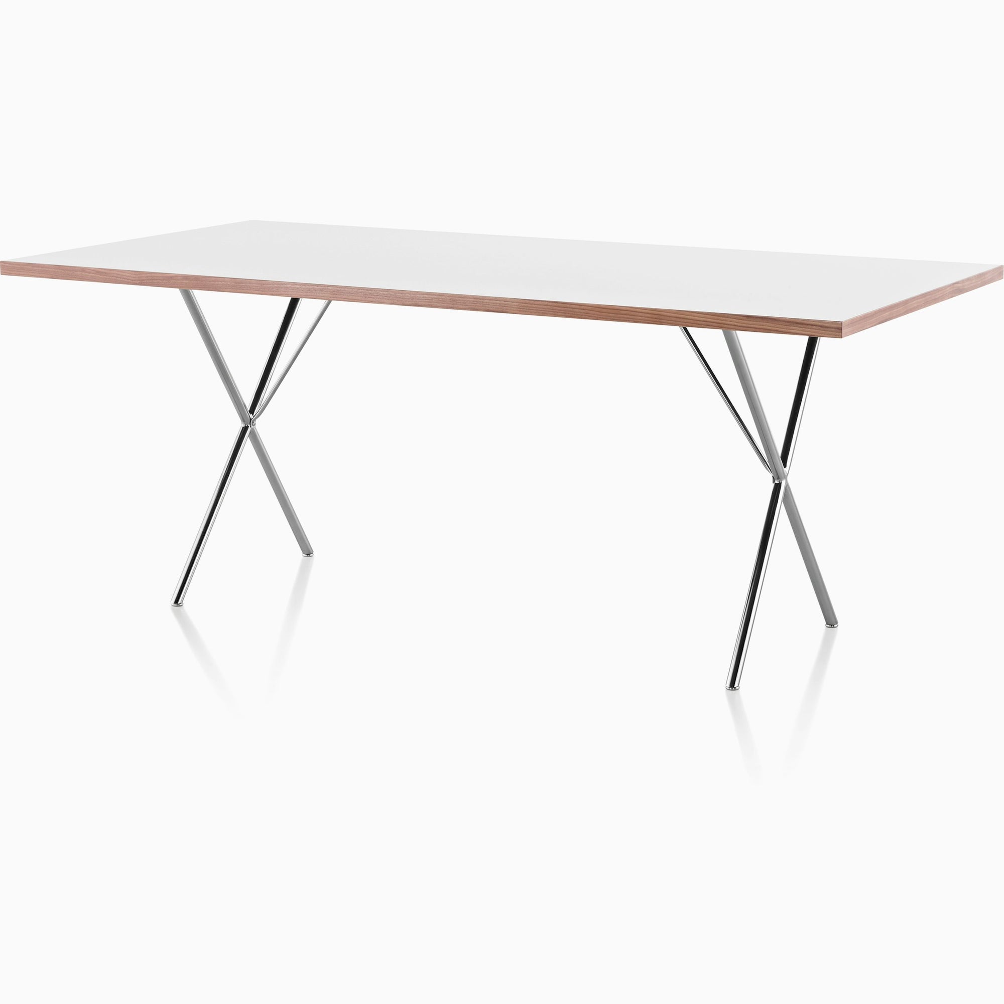 Nelson X-Leg Table with Laminate Top Dining Tables herman miller 