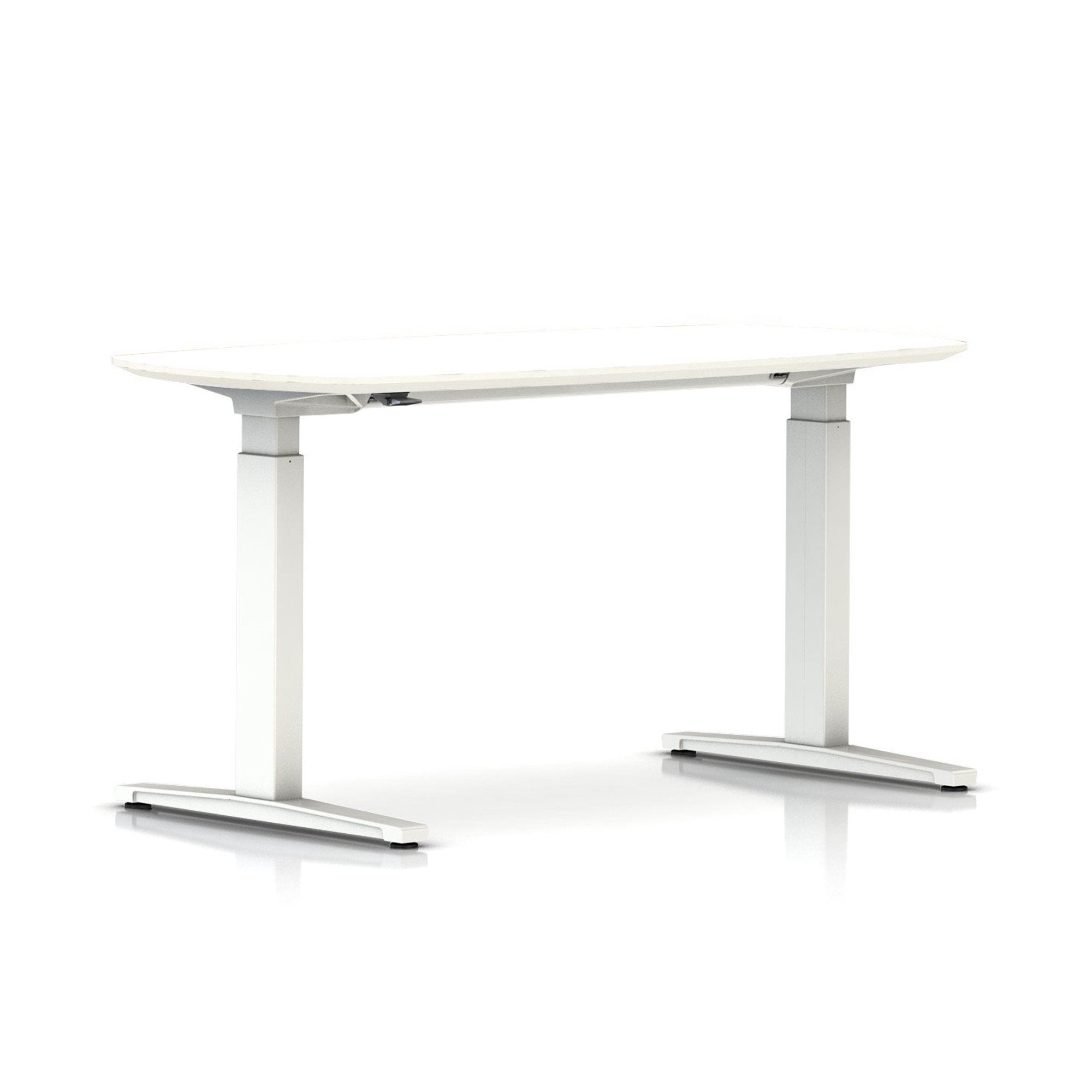 Renew Sit-to-Stand Desk Oval with T-Foot Desk herman miller 