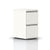 Tu W-Pull Freestanding Pedestal storage herman miller File/File White Surface Finish Raised Height