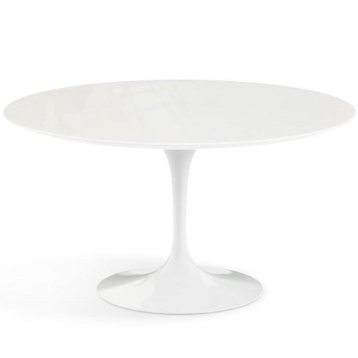 Saarinen Outdoor Dining Table - 54" Round Outdoors Knoll White 