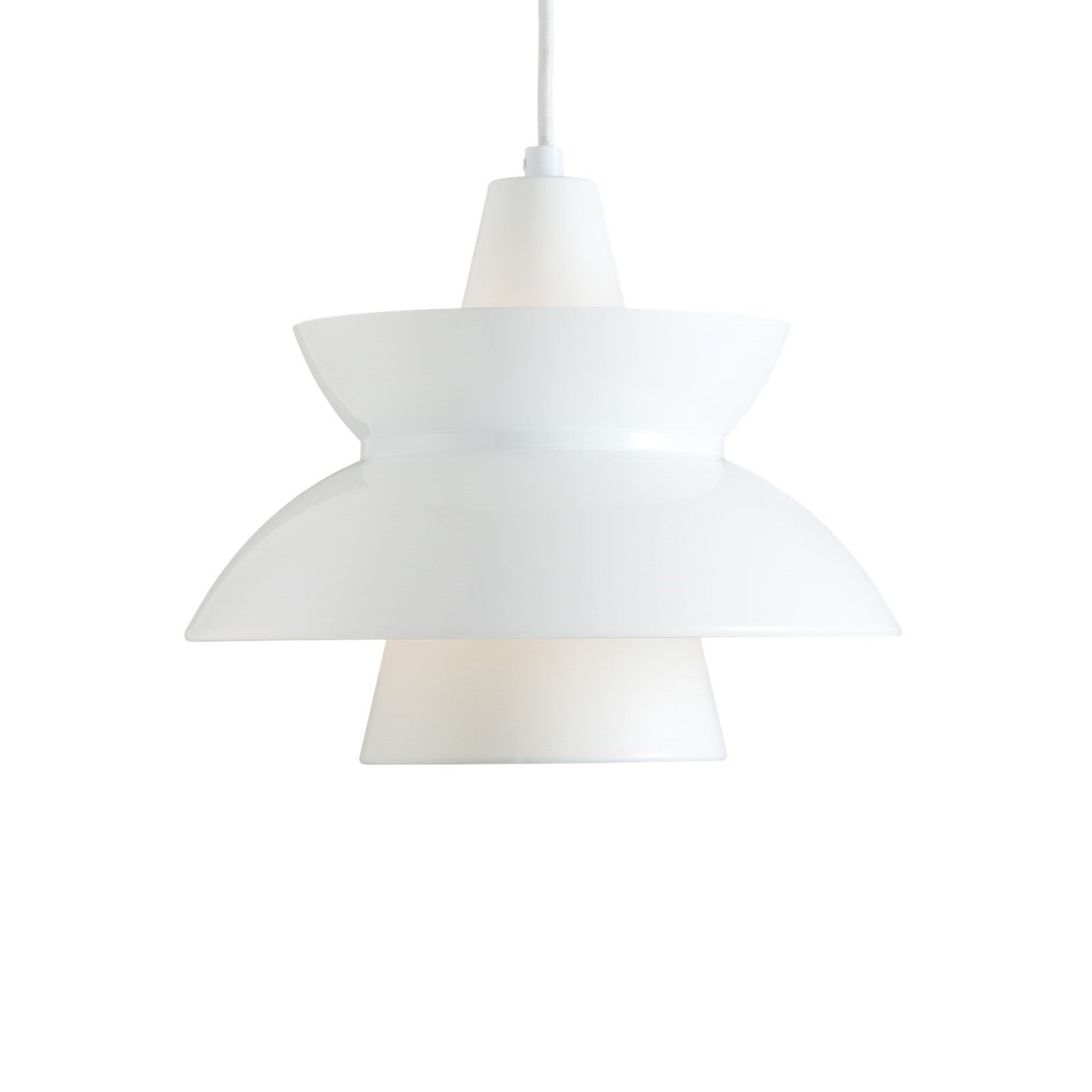 Doo-Wop Pendant Light hanging lamps Louis Poulsen White 