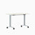 Everywhere Flip-Top Table Desk's herman miller 48-inches Wide White Metallic Silver