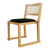 Eglinton Dining Chair Dining chairs Gus Modern White Oak/ Vinyl Noir 