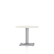 Everywhere Round Table Dining Tables herman miller 36-inch Diameter White Metallic Silver