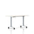 Everywhere Flip-Top Table Desk's herman miller 60-inches Wide - Add $31.00 White Metallic Silver