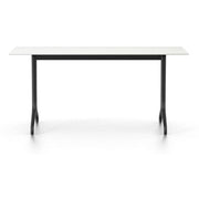 Belleville Rectangular Table Dining Tables Vitra 63" L x 29.5" - white solid core top - outdoor 