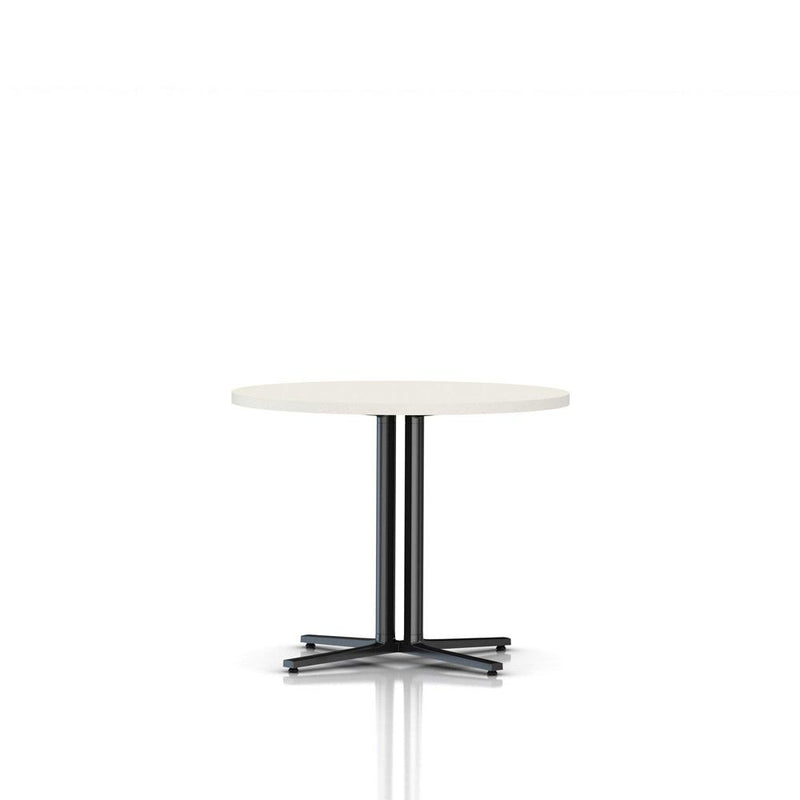 Everywhere Round Table Dining Tables herman miller 36-inch Diameter White Black Umber