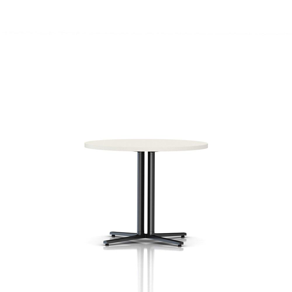 Everywhere Round Table Dining Tables herman miller 36-inch Diameter White Black Umber