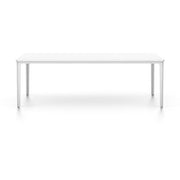 Plate Rectangular Table Coffee Tables Vitra 44.5"L x 28" W - MDF White Top - White Base 