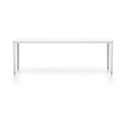 Plate Rectangular Table Coffee Tables Vitra 44.5"L x 16.25" W - MDF White Top - White Base 
