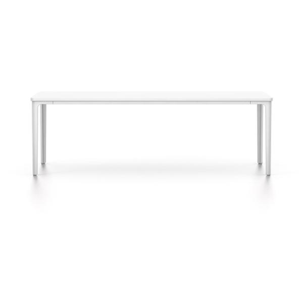 Plate Rectangular Table Coffee Tables Vitra 44.5"L x 16.25" W - MDF White Top - White Base 