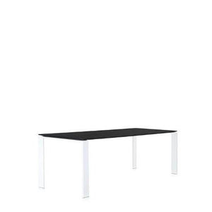 Four Table - Laminate Top Dining Tables Kartell Large - 88" +$620.00 White Body/Black Top 