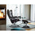 Wing Chair and Ottoman With Signature Base Chairs Stressless 