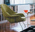 Womb Chair and Ottoman lounge chair Knoll 