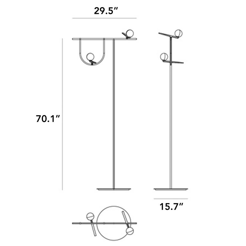 Yanzi Floor Lamp Floor Lamps Artemide 