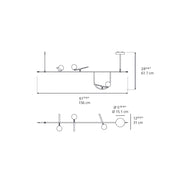 Yanzi SC1 Suspension suspension lamps Artemide 