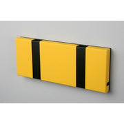 Knax Horizontal Colored Coat Hook Coat Hooks Loca 2 hooks Black Summer Yellow