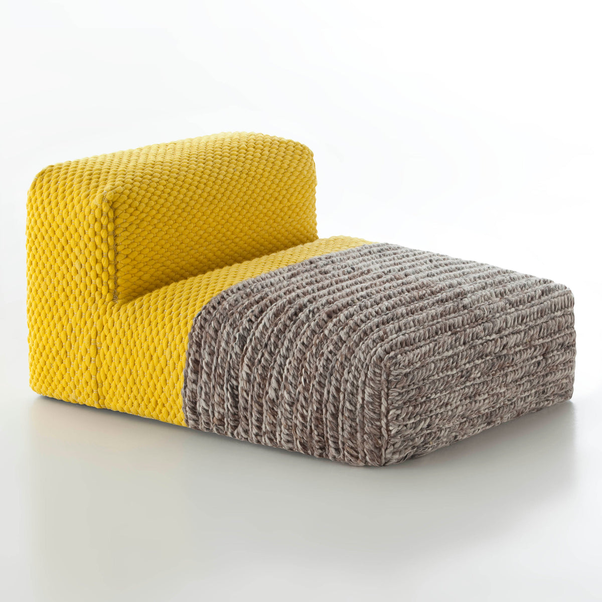 Mangas Space Plait Module modular lounge Gan Yellow 