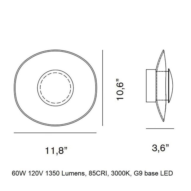 Yolk Wall Sconce wall / ceiling lamps Oluce 