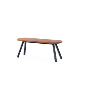 You and Me Bench Benches RS Barcelona 47 in Iroko Black Single