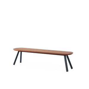 You and Me Bench Benches RS Barcelona 71 in Iroko Black Single