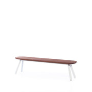 You and Me Bench Benches RS Barcelona 71 in Iroko White Single